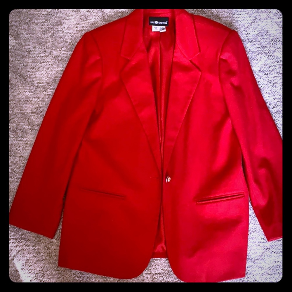 Red Blazer size 12